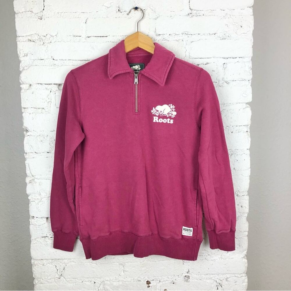 Roots Canada Cranberry Pullover Sweatshirt